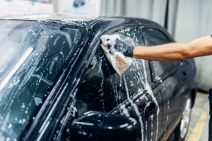 Speedy Sparkle's Eco-Friendly Car Wash Process