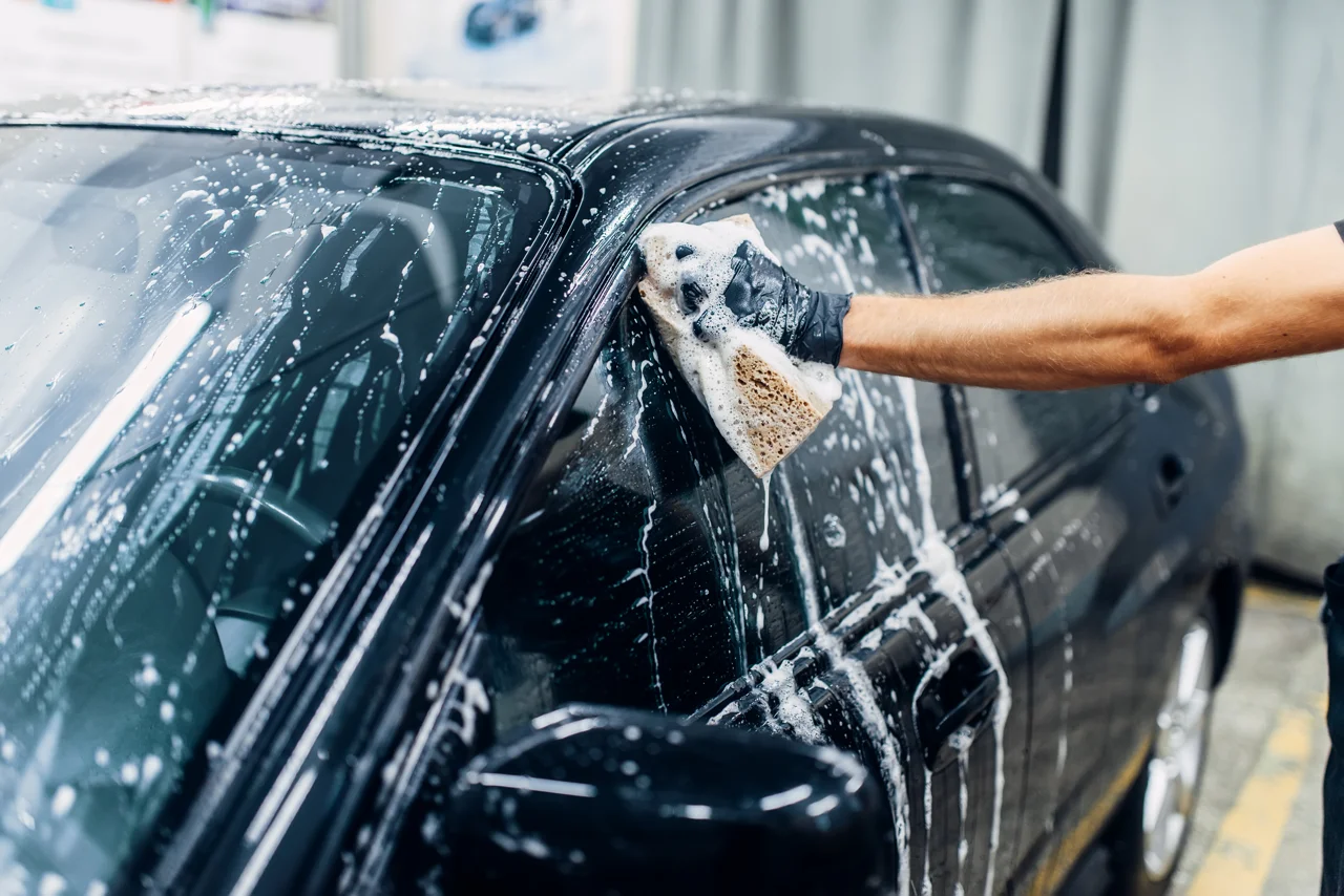 Speedy Sparkle's Eco-Friendly Car Wash Process